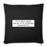 Canine Confetti-Throw Pillow Cover 18” x 18” - black